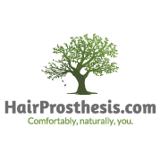 Hair prostheses com logo.