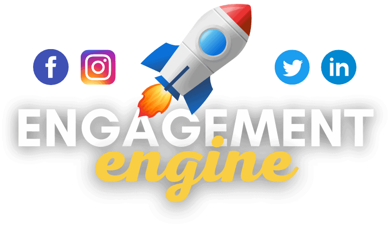 ENGAGEMENT ENGINE LOGO ROCKET