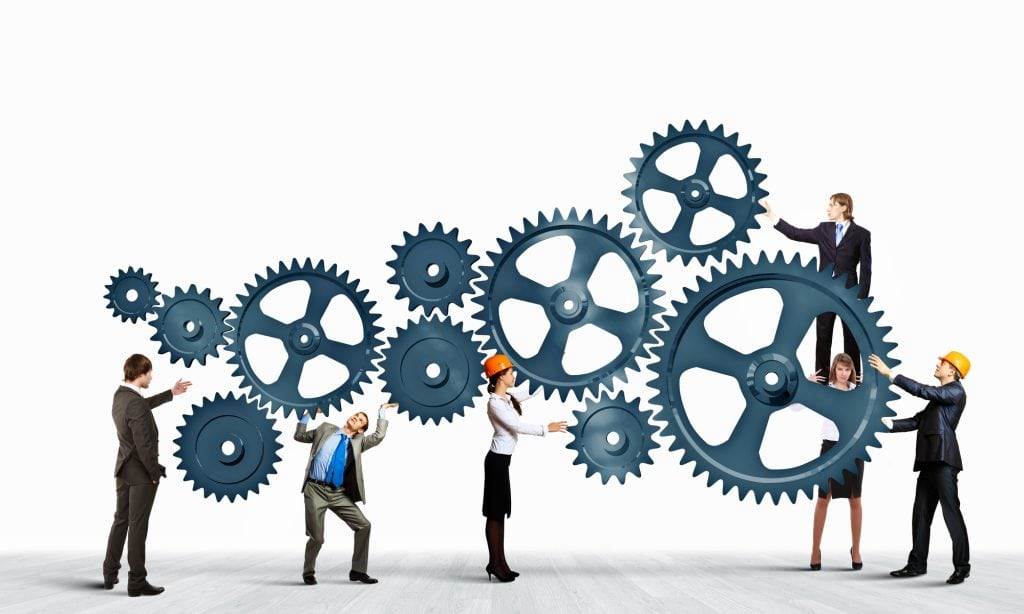 Teamwork concept Marketing System