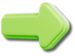A thick, light green arrow points to the right on a plain white background.