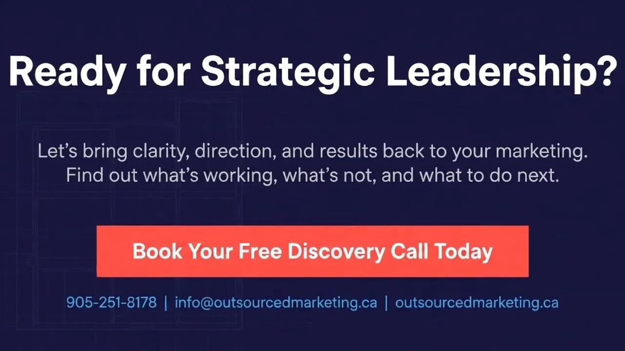 Ready for strategic leadership banner encouraging you to book a free discovery call
